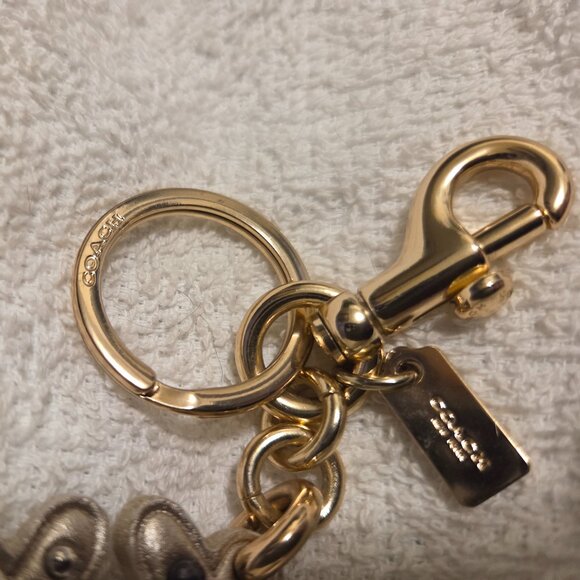 Coach Snowflake Key Fob/Bag Charm - Picture 4 of 4